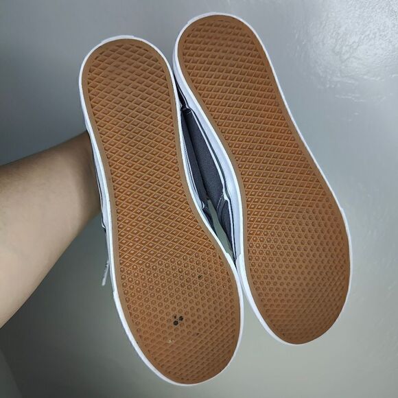 Vans Grey Canvas Skate Sneakers - Picture 9 of 13